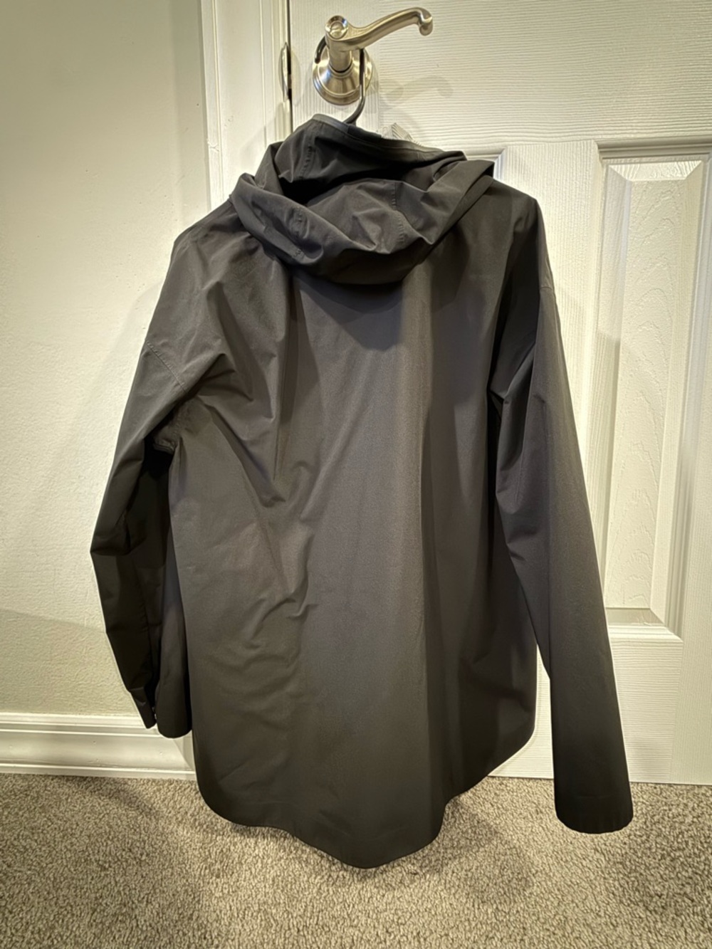 Save the duck Black Hooded Shell rain Jacket - Picture 5 of 10